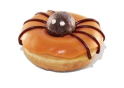 Dunkin Donuts Halloween Spider Donut realistic fake food prop by FakeFood4U