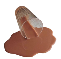 Chocolate Milk Spilled realistic fake food prop by FakeFood4U