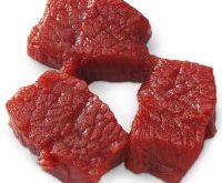 Beef Cubes Raw realistic fake food prop by FakeFood4U