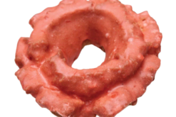 Donut Old Fashioned Strawberry realistic fake food prop by FakeFood4U