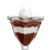 Chocolate Pudding With Layered Whipped Cream realistic fake food prop by FakeFood4U