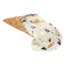 Deluxe Waffle Ice Cream Cone Cookies & Cream Sp realistic fake food prop by FakeFood4U