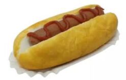 Hotdog With Ketchup realistic fake food prop by FakeFood4U