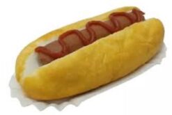 Hotdog With Ketchup realistic fake food prop by FakeFood4U