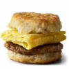 McDonald's Sausage Biscuit with Egg realistic fake food prop by FakeFood4U