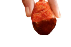 McDonalds Spicy Chicken Nugget Dipped In BBQ Sa realistic fake food prop by FakeFood4U