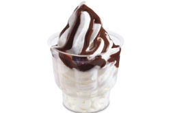 McDonalds Hot Fudge Sundae realistic fake food prop by FakeFood4U
