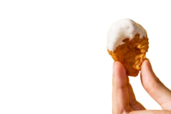 McDonalds Chicken Nugget Dipped In Creamy Ranch realistic fake food prop by FakeFood4U