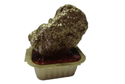 McDonalds Gold Chicken Nugget Dipped In Sauce P realistic fake food prop by FakeFood4U