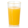 5oz Acrylic Glass Of Orange Juice realistic fake food prop by FakeFood4U