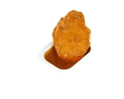 McDonalds Chicken Nugget Suspended In Buffolo S realistic fake food prop by FakeFood4U
