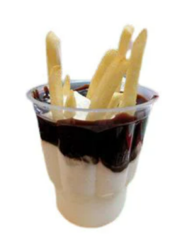 McDonalds Sundae With Suspended Fries realistic fake food prop by FakeFood4U