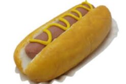 Hotdog With Mustard realistic fake food prop by FakeFood4U