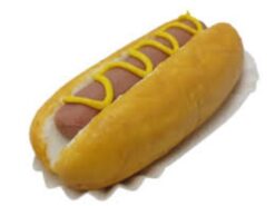 Hotdog With Mustard realistic fake food prop by FakeFood4U