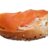 Everything Bagel With Cream Cheese And Smoked S realistic fake food prop by FakeFood4U