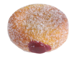 Jelly Donut realistic fake food prop by FakeFood4U