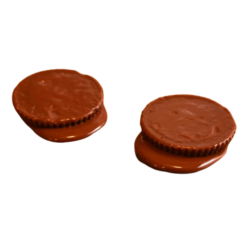 Melting Peanut Butter Cups realistic fake food prop by FakeFood4U
