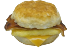 McDonald's Bacon Egg & Cheese Biscuit realistic fake food prop by FakeFood4U