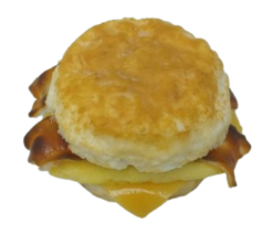 McDonald's Bacon Egg & Cheese Biscuit realistic fake food prop by FakeFood4U - view 2