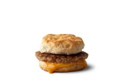 McDonalds Sausage Biscuit With Cheese realistic fake food prop by FakeFood4U