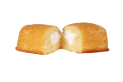 Twinkie With Filling Showing realistic fake food prop by FakeFood4U