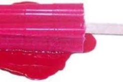 Melting Strawberry Popsicle realistic fake food prop by FakeFood4U
