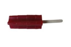 Popsicle Strawberry realistic fake food prop by FakeFood4U