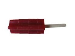 Popsicle Strawberry realistic fake food prop by FakeFood4U