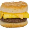 McDonalds Sausage Biscuit With Egg & Cheese realistic fake food prop by FakeFood4U