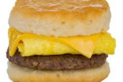 McDonalds Sausage Biscuit With Egg & Cheese realistic fake food prop by FakeFood4U