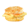Biscuit with Egg & Cheese realistic fake food prop by FakeFood4U