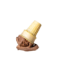 Melting Chocolate Ice Cream With Cake Cone realistic fake food prop by FakeFood4U