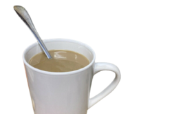 Cup Of Coffee With Spoon realistic fake food prop by FakeFood4U
