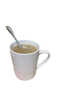 Cup Of Coffee With Spoon realistic fake food prop by FakeFood4U