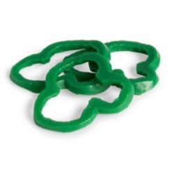 Sliced Green Sweet Peppers realistic fake food prop by FakeFood4U