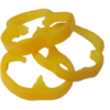 Sliced Yellow Sweet Peppers realistic fake food prop by FakeFood4U