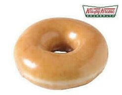 Krispy Kreme Original Glaze Donut realistic fake food prop by FakeFood4U