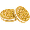 Cream Filled Vanilla Cookies realistic fake food prop by FakeFood4U