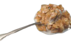 Spilled Cornflakes With Milk On Spoon realistic fake food prop by FakeFood4U