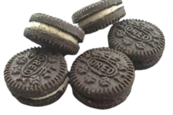 Mini Cream Filled Cookies realistic fake food prop by FakeFood4U