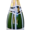 Champagne Bottle With Overflowing realistic fake food prop by FakeFood4U