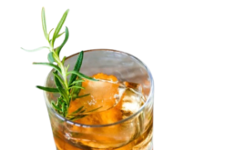 Old Fashioned Rosemary Cocktail realistic fake food prop by FakeFood4U