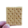 Graham Crackers With Cinnamon Sugar X3 realistic fake food prop by FakeFood4U