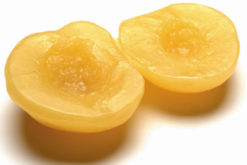 Canned Peaches realistic fake food prop by FakeFood4U