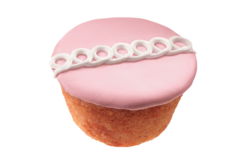 Strawberry Cupcake realistic fake food prop by FakeFood4U