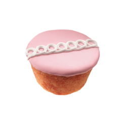 Strawberry Cupcake realistic fake food prop by FakeFood4U
