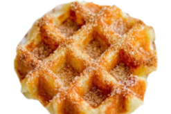 Belgium Waffle From Liege With Cinnamon Sugar realistic fake food prop by FakeFood4U