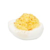 Egg Deviled With Paprika realistic fake food prop by FakeFood4U