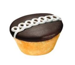 Hostess Golden Cupcake With Chocolate Frosting realistic fake food prop by FakeFood4U