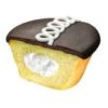 Hostess Golden Cupcake With Filling Showing realistic fake food prop by FakeFood4U
